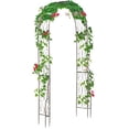 thumbnail image 1 of Arche de Jardin en Métal avec Revêtement Époxy, Noire, Résistante aux Intempéries, 1 of 7