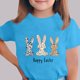 thumbnail image 1 of Blusas y camisas de manga corta con cuello redondo Camiseta estampada de manga corta de Pascua para niños Cuello redondo Manga corta Casual Versátil Para niñas Niños Top de poliéster, 1 of 5