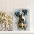 thumbnail image 2 of Qisvanset Cute Dog Portrait Canvas Wall Art 15.75x11.81 Inches, 2 of 8