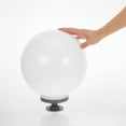 thumbnail image 3 of Pantalla de lámpara de globo acrílico con base de 30 cm, globo de luz acrílico blanco para luminarias de exterior, farolas y postes de cerca, 3 of 8