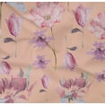thumbnail image 4 of oneOone Cotton Poplin Twill Peach Fabric Flower Watercolor Sewing Fabric By The Yard Printed Diy Clothing Sewing Supplies 56 Inch Wide, 4 of 4