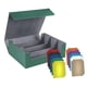 thumbnail image 3 of Caja de Baraja de Cartas Hugo con Capacidad para 1800 Tarjetas Verde Forro Gris, 3 of 10