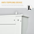 thumbnail image 4 of 38" 3-In-1 Entryway Hall Tree With Storage Bench, Coat Rack With Four Hooks And Shoe Storage, White, 4 of 8