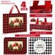 thumbnail image 2 of Bolsas de Regalo PerKoop 40x50x13 cm Estampado a Cuadros Rojo y Negro 4 unidades, 2 of 6