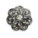 Swirl Rhinestone Buttons - Expo Int'l 1