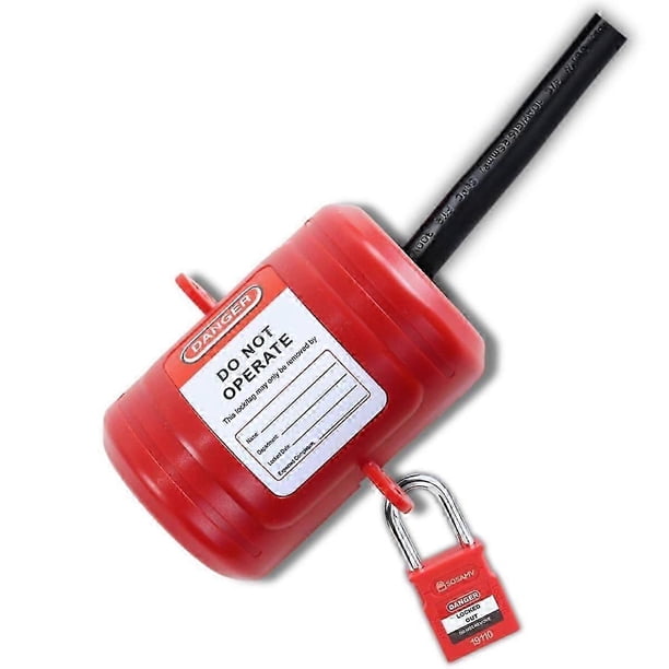 Electrical Plug Lock for Lockout Tagout 220 Volt Power Cord Lockout ...