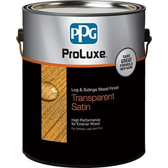 PPG ProLuxe Log and Siding Wood Finish, 1 Gallon, 072 Butternut$$Tools & Hardware Other