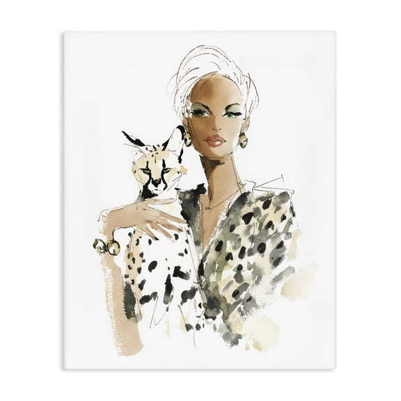 Stupell Industries Glam Fashion Hunt Elegant Woman Canvas Art, 16 x 20, by Svetlana Aleynikova