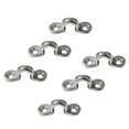 thumbnail image 3 of LOVIVER 6 Pack Marine Pad Eye Kayak Boat Rigging Pad Eye Bimini Top Hardware Fitting, 3 of 8