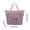 Purple, variant on Foldable Travel Bag, Expandable 20-35L, Wet and Dry Separation, Purple for Weekend Trips, Beach, Carry-On Luggage