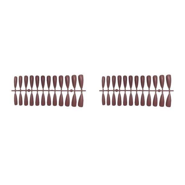 Jumpingount Tabletas para mejorar las uñas Diseño elegante de puntos Textura esmerilada Textura esmerilada Usable Uña falsa Puntas de manicura Type3 NO3 Jumpingount CBP456148