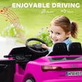 thumbnail image 5 of Qaba Audi Q8 e-tron Sportback Licensed 12V Kids Ride on Car, Battery Powered Kids Electric Car w/ Remote, 4 Spring Suspension Wheels, Pink, 5 of 9