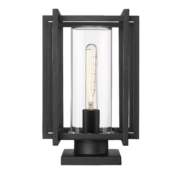 Golden Lighting - Tribeca - 1 Light Outdoor Pier Mount-13.88 Inches Tall and