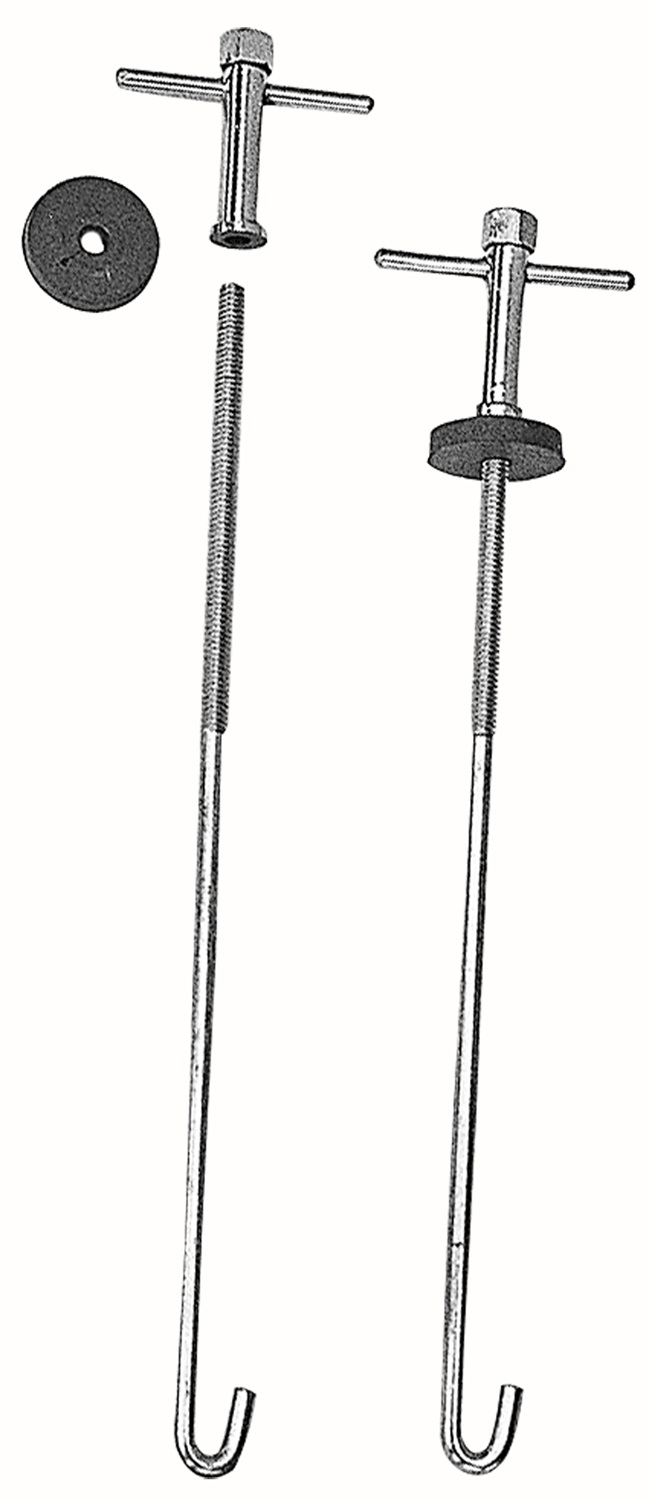 Trans-Dapt 9258 TDP9258 T-BAR BATTERY HOLDOWNS-10IN