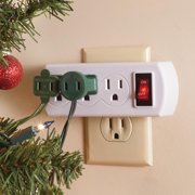 Triple Plug Adapter with Switch