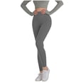 thumbnail image 5 of amlbb Pants for Women Workout Out Leggings Stretch Waist Button Pocket Yoga Gym Loose Pants Soft Casual Lounge Joggers Womens Sweatpants, 5 of 9