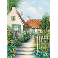 thumbnail image 2 of de Jong, Johan 11x14 White Modern Wood Framed Museum Art Print Titled - Sunny garden, 2 of 4