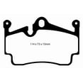 thumbnail image 2 of EBC Brakes Yellowstuff 4000 Series Street and Track Brake Pad Set Fits select: 2006 PORSCHE 911, 2007 PORSCHE 911 NEW GENERATION, 2 of 10
