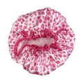 thumbnail image 3 of Wrapables® Trendy Satin Shower Cap, Pink Sweet Hearts, 3 of 4
