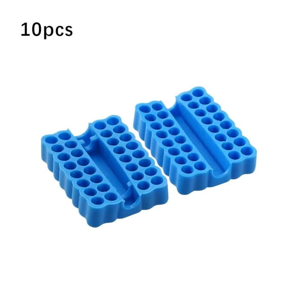 33 Hole Screwdriver Bit Holder Soft Rubber Storage Rack Universal 1 4 Inch Hex Shank Organizer For Electric Drill Portable Tool Box