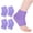 Purple, variant on 2 Pairs Moisturizing Heel Socks for Women, Moisturizing Fuzzy Sleep Socks for Overnight Moisturizing of Feet, Blue