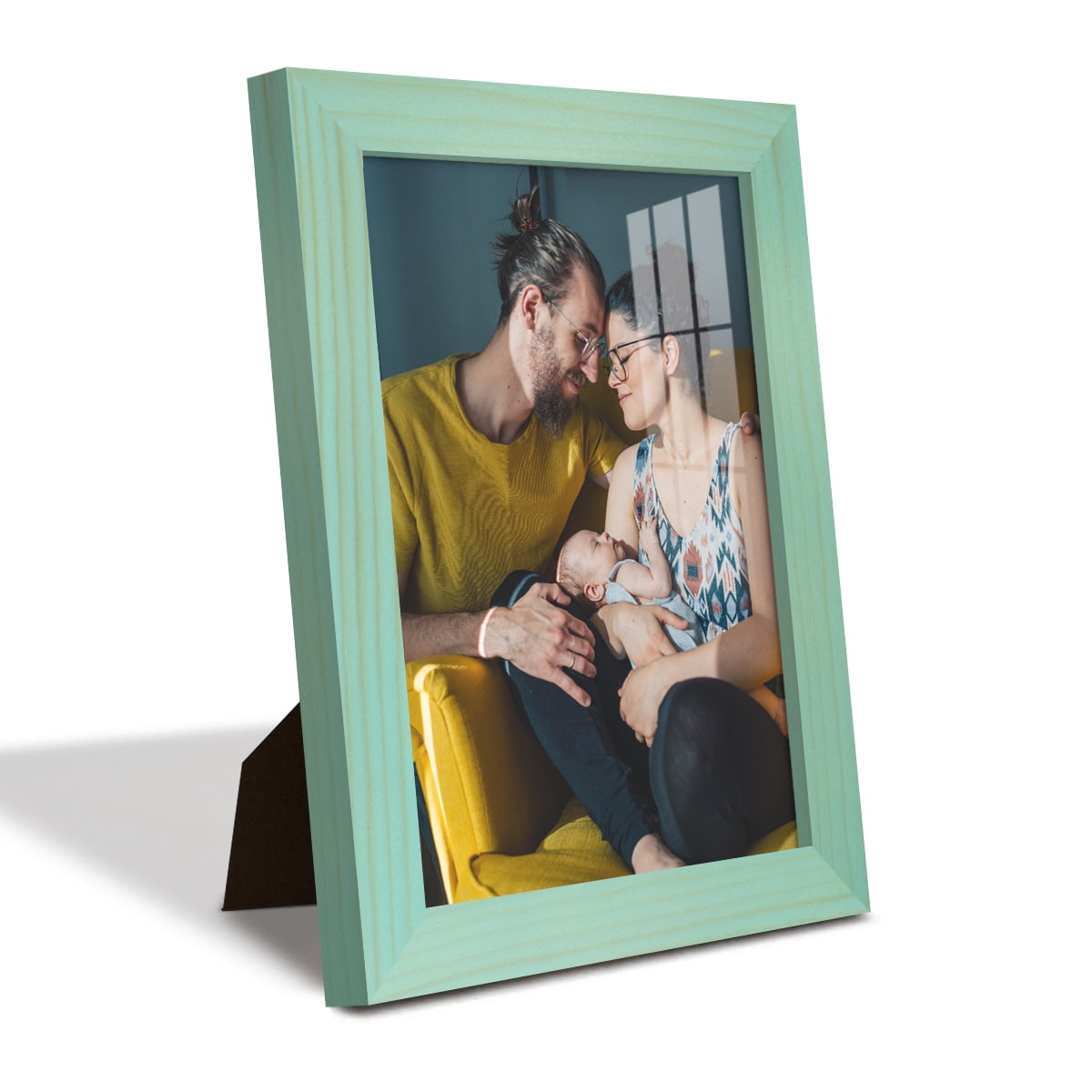 6x8 Wood Grain Picture Frame - Palegreen