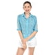 thumbnail image 1 of Blusa transparente con encanje Roman Fashion /Juvenil, 8042 (Azul claro) azul cielo M, 1 of 4