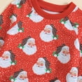 thumbnail image 4 of Bjutir Toddler Christmas Boys Winter Long Sleeve Santa Prints Tops Pants 2Pcs Outfits Clothes Set, 4 of 6