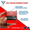 thumbnail image 7 of Vivid Stamp Let's Get This Done Self-Inking Rubber Stamps Teachers And Schools | Motivational Stamps For Children | Re-inkable Ink Pad (Red Ink) - Q-300, 7 of 7