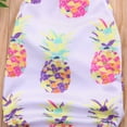thumbnail image 4 of ITFABS Girls Summer Sleeveless Swimsuit Off Shoulder Print Halter Swimwear, 4 of 5