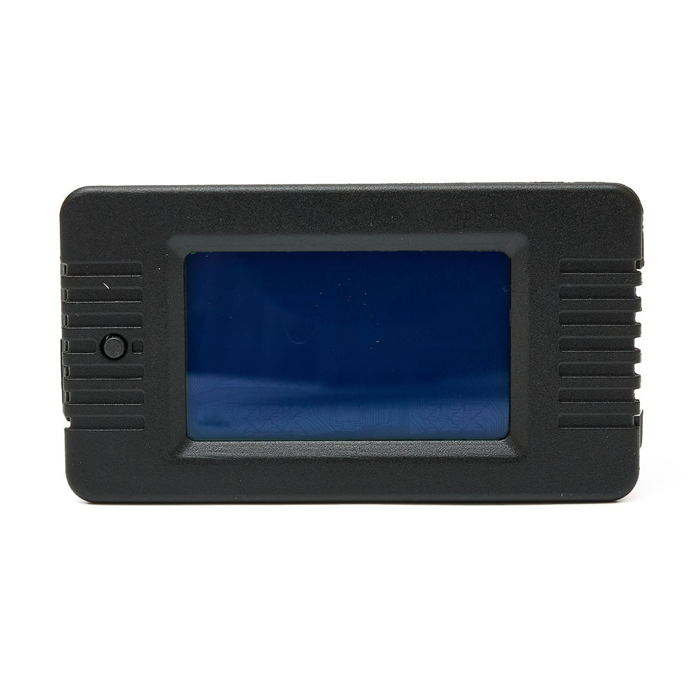 DC 9 in 1 Battery Monitor Meter with Shunt, 0-200V 0-100A LCD Display Digital Current Voltage Power Energy Meter, Easy Installation Multimeter Voltmeter Ammeter for Cars RV Solar System