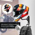 thumbnail image 2 of Soporte de pared para casco de moto, paquete de 2 unidades PAHTTO, 2 of 8