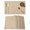 Brown, variant on Orange Ombre Placemats Set of 8, Farmhouse Stripes Modern Abstract Art Placemats for Dining Table, Place Mats for Kitchen Tabletop, Waterproof Wipeable Dining Table Mats Set