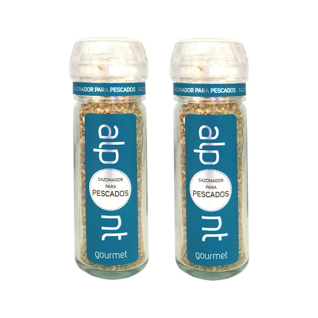 ALPONT GOURMET Molinillo Sazonador De Pescados 42g 2 Piezas