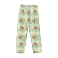 thumbnail image 4 of Kdxio Tropical Flowers Print Men's Sleep Pajama Pant Lounge Pants with Pockets, 4 of 8