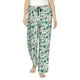 thumbnail image 1 of Balery Floral In Teal Pantalones de pijama para mujer, pijamas ultraligeros, pantalones de estar por casa-Medium, 1 of 6