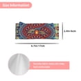 thumbnail image 4 of Yiaed Round Mandala Print Newborn Baby Hat Infant Baby Beanie Top Knot Stretchy Hats, 4 of 5
