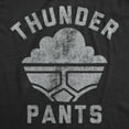 thumbnail image 2 of Mens Funny T Shirts Thunder Pants Sarcastic Poop Graphic Novelty Tee for Men Graphic Tees, 2 of 9