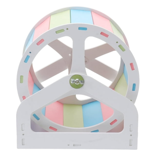 LEEYNEER Hérisson Roue d'Exercice de Course avec Support Jouets de Sport pour Animaux de Compagnie