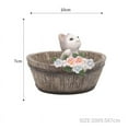 thumbnail image 2 of Pot de Fleurs Animal Mignon Style Campagnard Américain Pots Succulents Mini Pot de Fleurs en Résine, 2 of 5