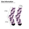 thumbnail image 2 of Fuzoiu Leopard Print Print Kids Socks For Boys Girls,Grip Crew Socks with Non Slip,Lightweight Stretch Crew Socks,Toddlers Crew Boot Socks, 2 of 5