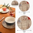 thumbnail image 3 of SKYSONIC 2Pcs Summer Sea Shell Theme Pot Holders Trivets, Lighthouse Boat Cotton Thread Weave Trivet Heat Resistant Mats Pot Teapot Protection Table Decorative, 3 of 7