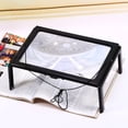 thumbnail image 4 of Reading Magnifying Glass, Easy For Carrying Full Page Magnifying Glass Reading Magnifier Glass Crafts Sewing Handheld Hands-Free Magnifier  For Seniors, 4 of 8