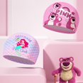 thumbnail image 4 of Child Swimming Cap Cute Cartoon Swimming Cap Polyester Cap Cap Swim Elastic Swimming Waterproof K3e7, 4 of 5
