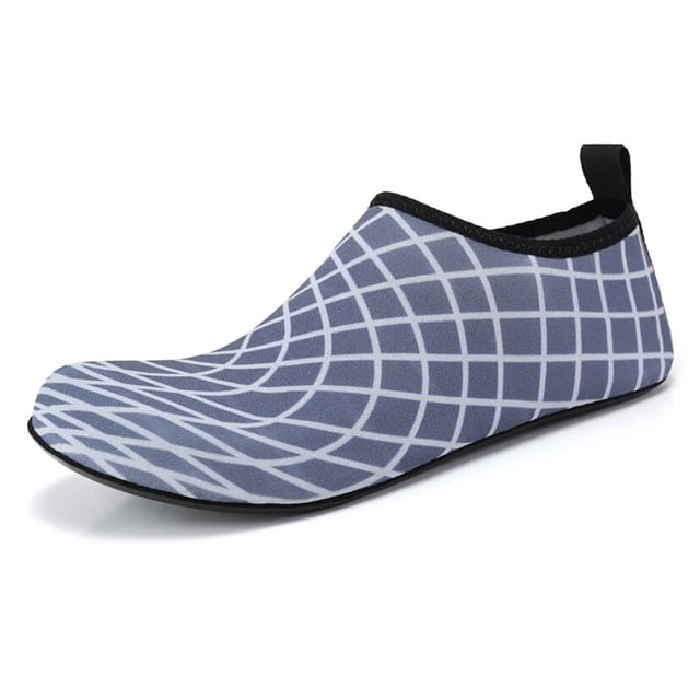 Sonducket 1 par de zapatos de agua elásticos para buceo, vela, natación, Yoga, Fitness, calcetín descalzo, zapatillas de deporte para exteriores, Tacos atléticos Gris oscuro 34/35 Sonducket OD023242-17
