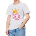 thumbnail image 4 of TOOYOU Boys Summer T-Shirt Gamer Funny 10Th Birthday Tee Commemorative Day Top Size 6-7 Years White, 4 of 4