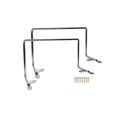 thumbnail image 1 of Tapón de barra para sujetar colchones Benbuoo, metal cromado, 2 unidades, 1 of 5