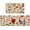 Boho Floral 1, variant on Spring Summer Farmhouse Kitchen Rugs and Mats Set of 2,Blue Green Vintage Boho Floral Farmhouse Non Slip Washable Floor Sink Mats Decorations for Home Kitchen 18"x48"+18"x30"