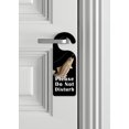 thumbnail image 2 of Do Not Disturb Door Knob Hanger Sign - Leaping Fish (black), 2 of 3