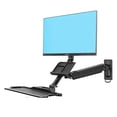 thumbnail image 2 of Computer Sit-stand Work Station Wall Mounted Lifting Monitor Bracket With Keyboard Plate Gas Spring ,Easy to Use, 2 of 6